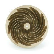 Ezeso Non-Stick Carbon Steel Cake Bundt Pan for Baking,Bakeware (Lily) N7