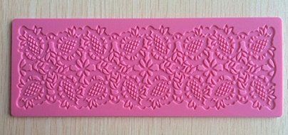 HSE Beautiful Flower design 3D Silicone cake fondant Lace Mould tools Cookware Dining Bar Non-Stick Cake Decorating... N2