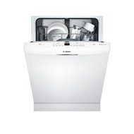 Bosch 300 Series SHS63VL2UC 24" Fully Integrated Scoop Handle Dishwasher in White