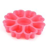 uxcell Silicone 8 Petals Muffin Cups Biscuit Chocolate Cake Baking Mold Mould