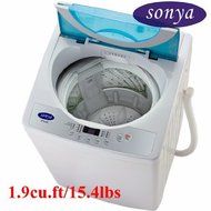 Sonya Compact Portable Apartment Small Washing Machine Washer 1.9cuft./15.4lbs/free Casters Included N3