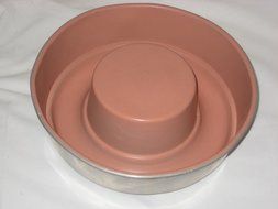 Vintage Sears Fine Aluminum 9 1/2 x 3" Cake Baking Pan Jell-O Mold N2