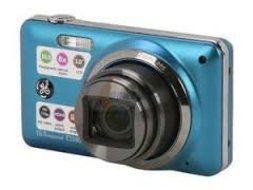 Ge E1680W 16mp 8x Optical/6x Digital Zoom Camera with HDMI - Electric Blue