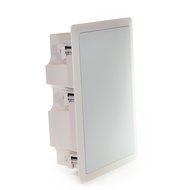 InstallerParts 8" 2-Way In-Wall Speaker w / Back Box Enclosure (Single, White) N7