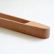 Beech wood Food meat Bread Clip wooden toast rack salad tools