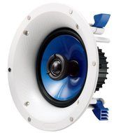 Yamaha Custom Easy-to-install In-Ceiling 2-Way 110 watts Moisture Resistant Speaker Set of 6 with a 6.5" PP Mica... N2