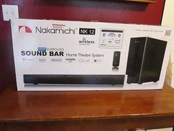 Nakamichi NK12 400W 38" Bluetooth Surround Sound Soundbar w/ Wireless Subwoffer N2