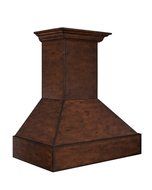 Z Line 355WH-36 1200 CFM Wooden Wall Mount Range Hood, 36", Walnut/Hamilton N3