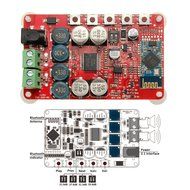 ELEGIANT TDA7492P 2 x 50 Watt Dual Channel Amplifier Wireless Digital Bluetooth 4.0 Audio Receiver Amplifier Board N7