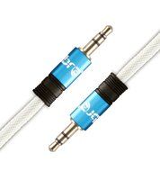 IBRA 3 Feet 3.5mm Auxiliary Audio Jack Cable AUX Cable - Gun N32