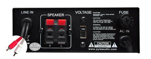 Pyle Home PCAU15A 2 x 15 Watts Mini Power Amplifier with LED Display N21