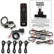 Acoustic Audio AA5103 800W 5.1 Speaker System with Bluetooth, Optical Input and 5 Extension Cables AA5103BD-5 N2
