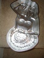 Wilton Wonder Woman Cake Pan (502-7679, 1978) Retired N5
