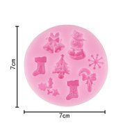 Soledi 3D Christmas Tree Bell Silicone Cake Suger Fondant Mold Bake Tool Xmas DIY N3