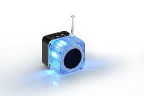 TT029 Portable Mini Music Speaker Support SD/TF Card With Alarm Clock FM Radio And LCD Screen Synchronous lyrics N2