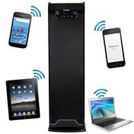DURHERM Bluetooth Wireless Tower Floor Standing Home Audio Speaker FM SD USB RCA Aux Karaoke Dual Charging Dock... N5