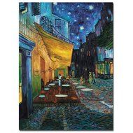 Trademark Fine Art Cafe Terrace by Vincent van Gogh Canvas Wall Art, 18x24-Inch