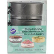 Brand New Mini Springform Pans 3/Pkg-Round 4"" Brand New