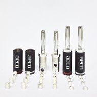 aeco Banana Plug ABP-0202R, 4pcs/1set, Zip Bag N2