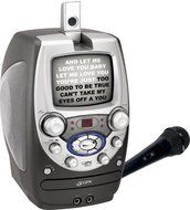 GPX K3805 Karaoke Party Machine with CD+G Player, 5.5" Monitor, Digital Video Camera and Mic