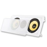 Acoustic Audio HD-6c Dual 6.5-Inch Kevlar Center Channel Speaker (White) N2