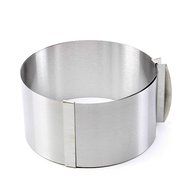 iHappy Adjustable Setting Ring Stainless Steel Cake Mousse Mould Cake Bakeware Wedding Birthday N2
