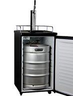 Kegco K199B-G Guinness&reg; Dispensing Kegerator with Black Cabinet and Door N3
