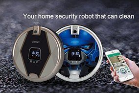 JISIWEI Smart Vacuum Cleaner S+ Wifi Cleaning Robot and Surveillance with Built-in 1080P Camera and Remote Control... N8