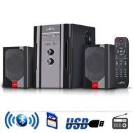 beFree Sound 2.1 Bluetooth Speaker System for any PC or Home Entertainment with FM Radio, SD and full function... N4