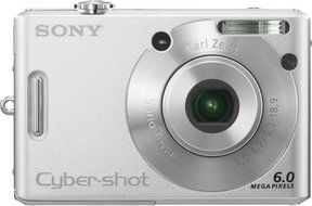 Sony Cybershot DSCW30 6MP Digital Camera with 3x Optical Zoom N2