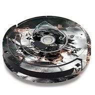 Skin Decal Vinyl Wrap For IRobot Roomba 650 655 Vacuum / Ace Diamonds Grim Reeper Skull