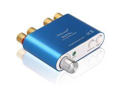 Nobsound NS-10G Mini Bluetooth 4.0 Digital Amplifier 100W HiFi Amp with Power Supply (Blue) N25