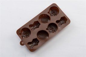 8 Cavity Lucky Rabbit Egg Cake Mold Food Grade Baking Mold Blanket N4