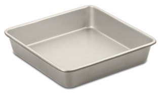 Cuisinart AMB-9SCK 9-Inch Chef's Classic Nonstick Bakeware Square Cake Pan, Silver