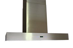 CAVALIERE 36" Wall Mounted Stainless Steel Kitchen Range Hood 860 CFM Spagna Vetro Econo Series SV198Z-SP36 N4