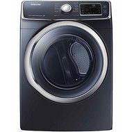 Samsung DV45H6300EG 7.5 Cu. Ft. Front-Load Electric Steam Dryer with Vent Sensor, Onyx