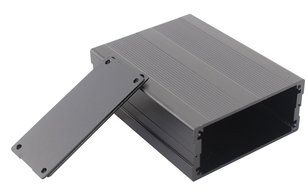 1007635mm[3.92.991.37inch] DIY Black Aluminum Electronic Box Project Enclousure Case for Digital Amplifier and... N2