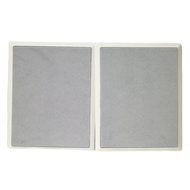White 2-Way 8" inch 120 Watts 120W 6 Ohms In-Wall Home Theater Speaker (pair)