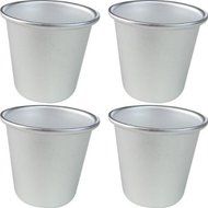Patisse 4-Piece Dariol Moulds Aluminium Set, 2 3/8-Inch, Metal