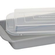 Farberware Nonstick Bakeware 9-Inch x 13-Inch Rectangular Cake Pan, Gray N7