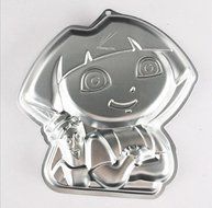 Aluminum Alloy Little Girl Cake Mould / Cake Pan, Cartoon Design