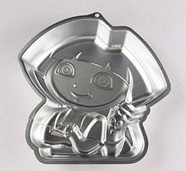 Aluminum Alloy Little Girl Cake Mould / Cake Pan, Cartoon Design N2