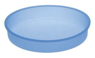 Le Creuset Silicone Cook N Bake 7-3/4-Inch Round Pan, Blue Mist