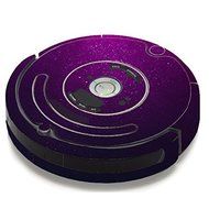 Skin Decal Vinyl Wrap For IRobot Roomba 650 655 Vacuum / Purple Dust