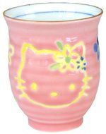 Akita ware Hello Kitty Pink Mini Cup (125cc) N2