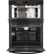 GE PT7800DHBB Profile 30" Black Electric Combination Wall Oven - Convection N6