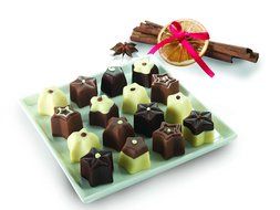 Pavoni CHOCO04 Platinum Silicone Stars Chocolate Mould, Brown N2
