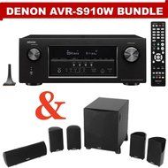 Denon AVR-S910W 7.2 Channel Full 4K Ultra HD A/V Receiver (Bluetooth &amp; Wi-Fi) NOW WITH Definitive Technology ProCinema... N2