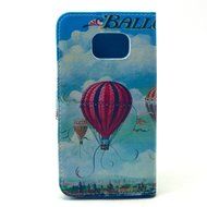 Galaxy S6 Edge Case, Firefish [Kickstand] [Cards Holder] Superb PU Leather Inner Bumper Flexible Slim TPU Magnetic... N45