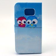 Galaxy S6 Edge Case, Firefish [Kickstand] [Cards Holder] Superb PU Leather Inner Bumper Flexible Slim TPU Magnetic... N49